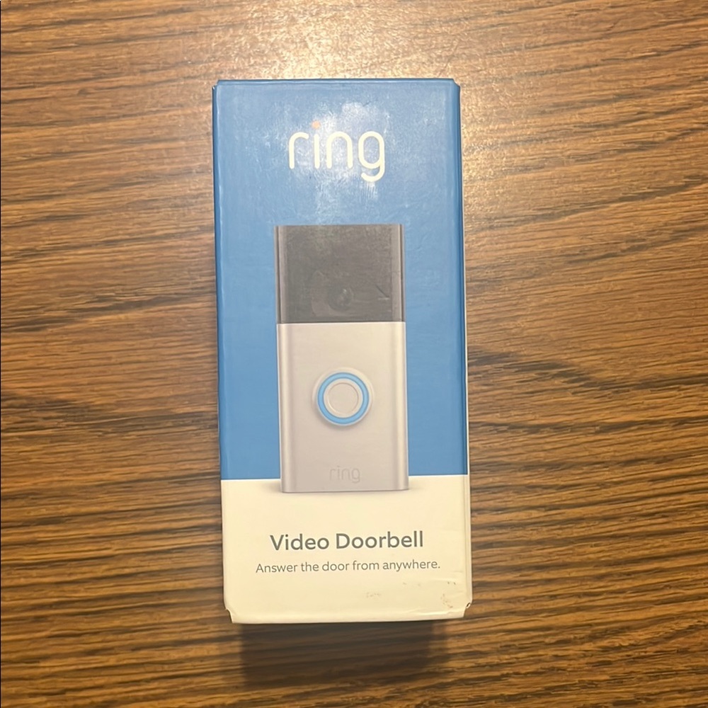 Ring video doorbell
